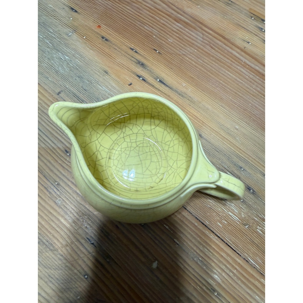 Lu-Ray Pastels Yellow Creamer T.S.T. USA Vintage - Picture 2 of 4